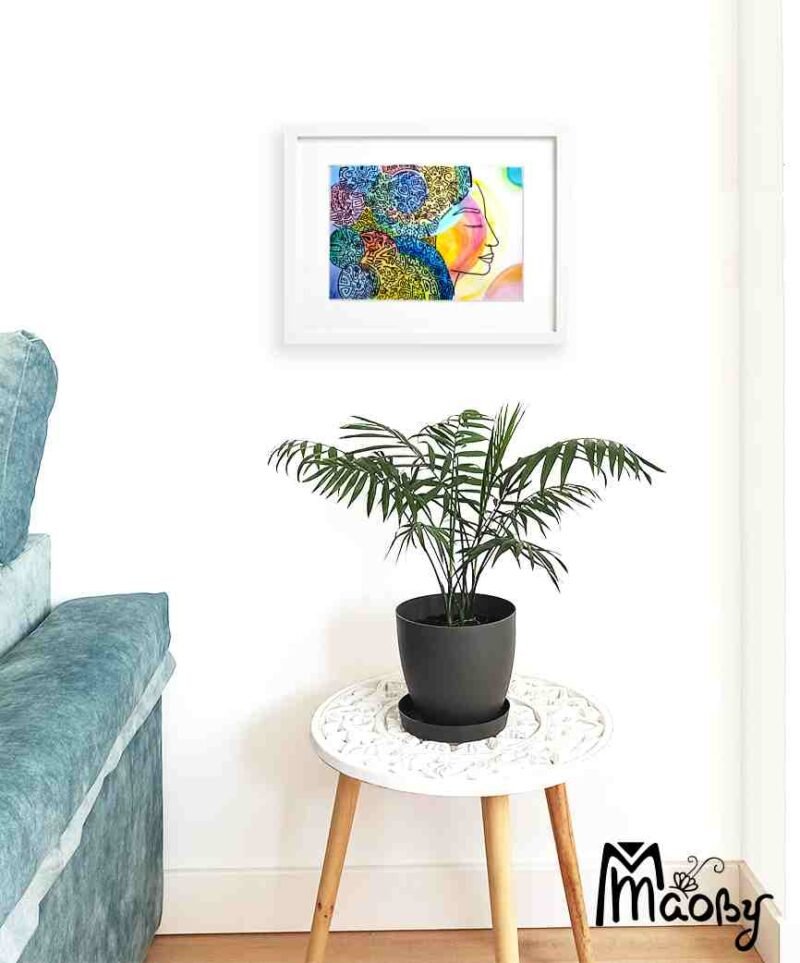 MaoDona Liberty 23x32 cm Acuarela - Imagen 3