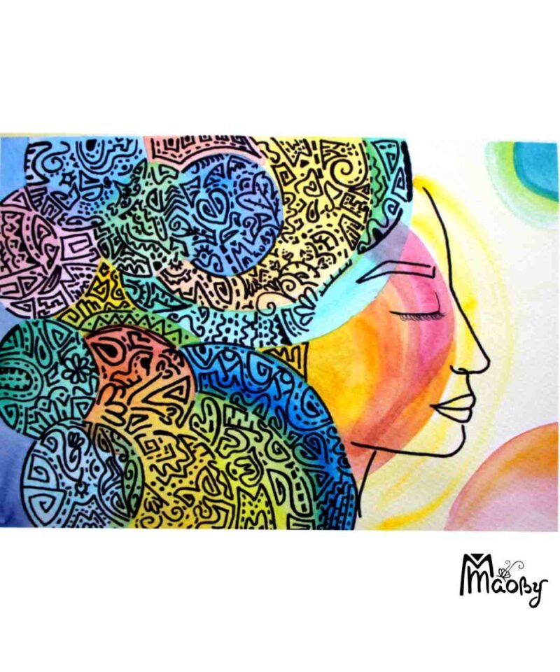 MaoDona Liberty 23x32 cm Acuarela