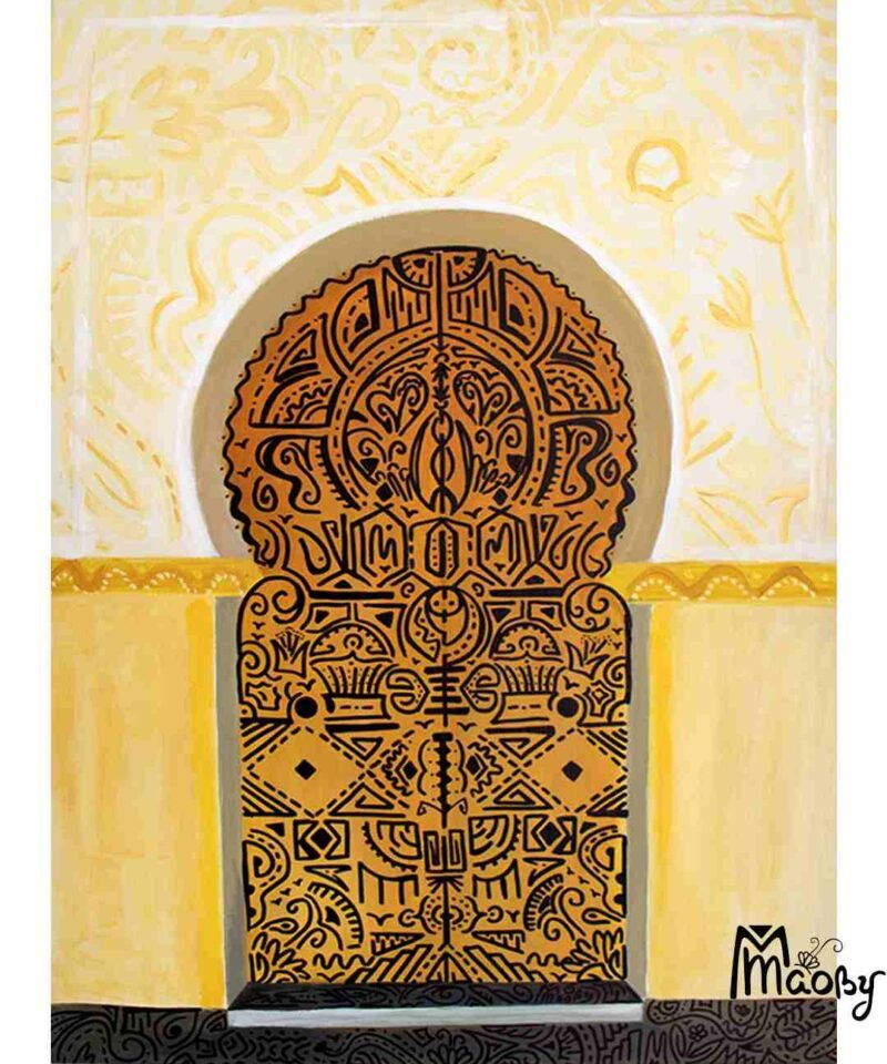 MaoPuerta Tanger 1 50x70cm